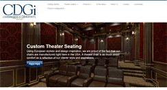 Desktop Screenshot of cinemadesigngroup.com